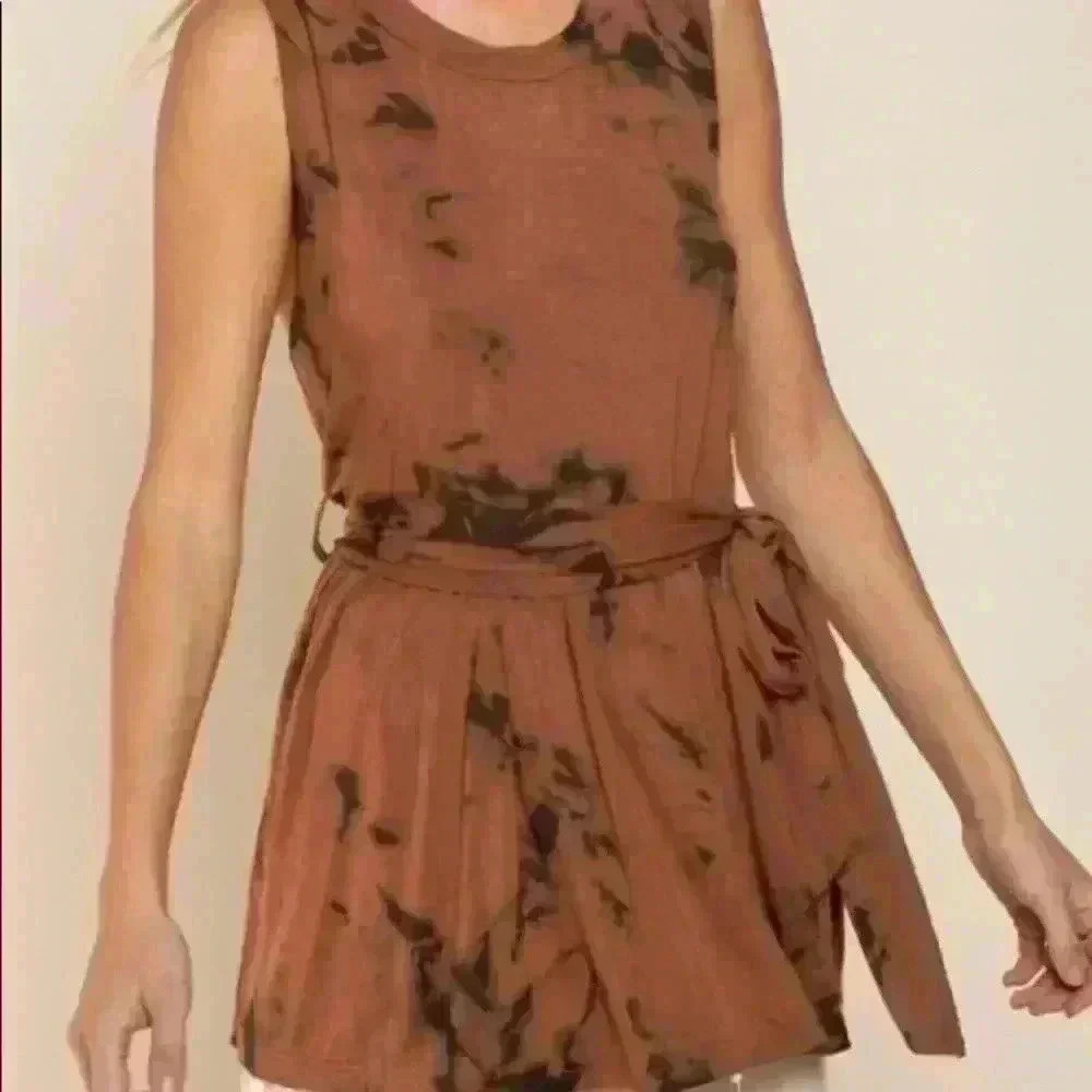 Tye-dye shirt dress